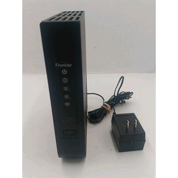 Frontier Arris NVG443B DSL Modem Router WiFi Dual-Band 2.4/5GHz w/Adapter Tested - Picture 1 of 4